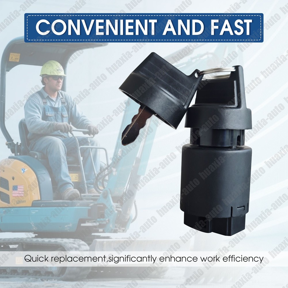 Mini Excavator Ignition Switch Key Switch AGT Typhoon China Chinese Mini Digger