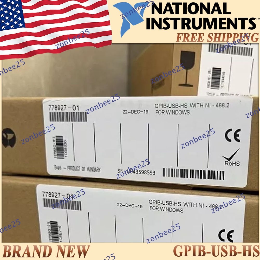US National Instruments NI GPIB-USB-HS Interface Adapter IEEE 488 Controller