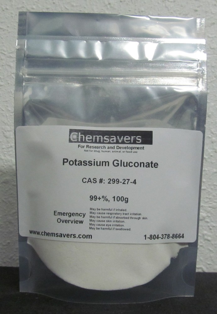 Potassium Gluconate, 99+%, 100g