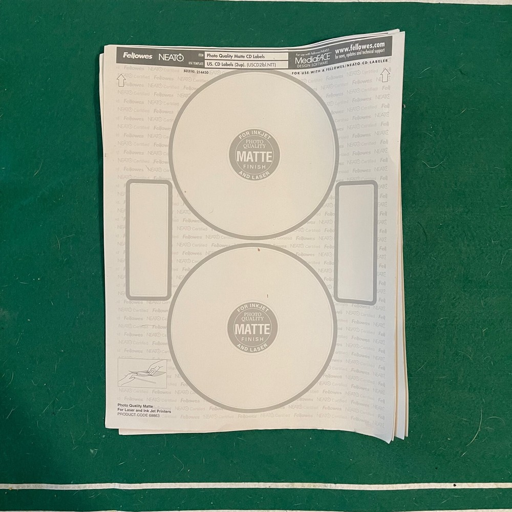 Fargo Primera Signature II CD Color Printer w inserts, untested READ DESCRIPTION