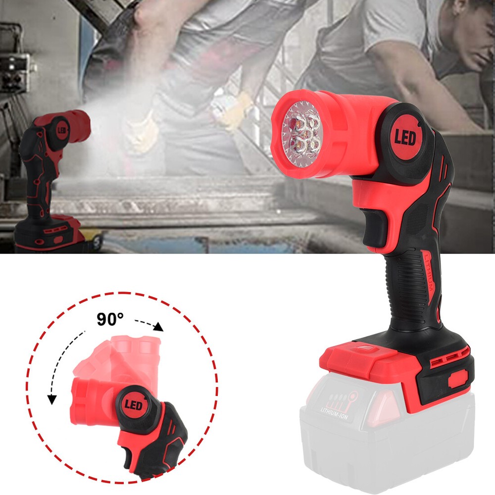 For Milwaukee M18 LED 18V MAX Cordless LED Pivoting Work Light Flashlight TOOLS