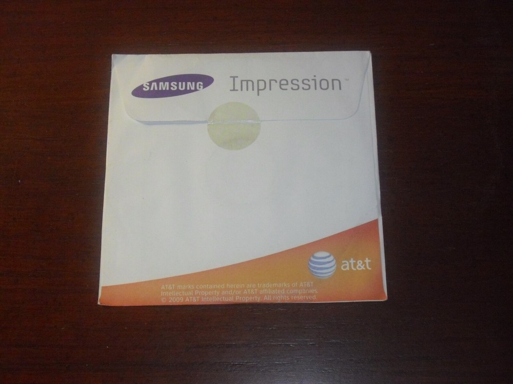 Samsung Impression Cell Phone Software Installation CD-ROM, Unopened GH46-00842A