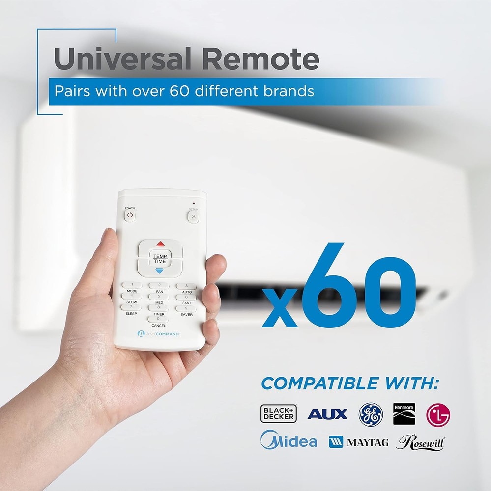 AnyCommand AC Remote for Over 60 Brands Universal Air Conditioner Remote Control