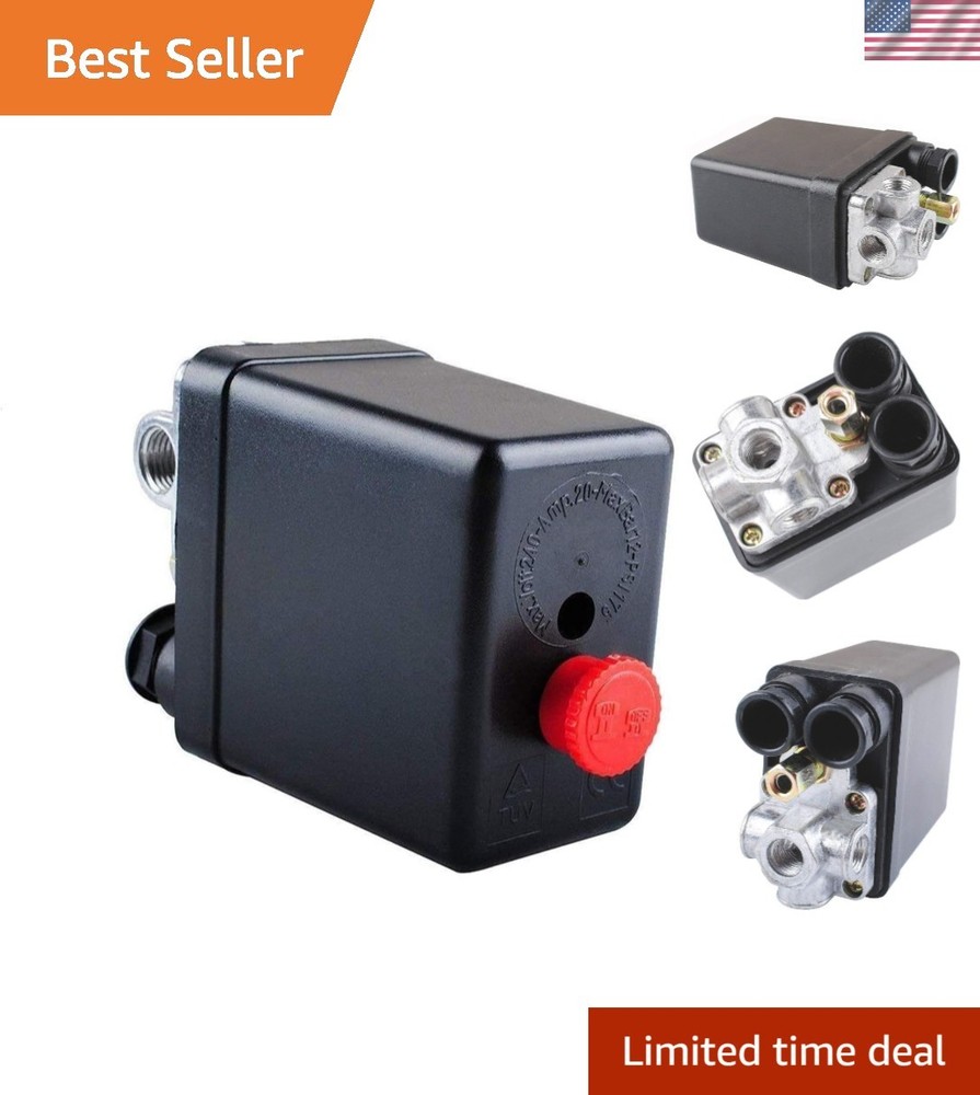 Compact 90-120 PSI Air Compressor Pressure Switch Control Valve Replacement Part