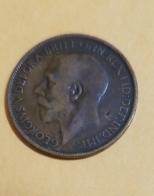 GREAT BRITAIN COIN, HALF PENNY 1916