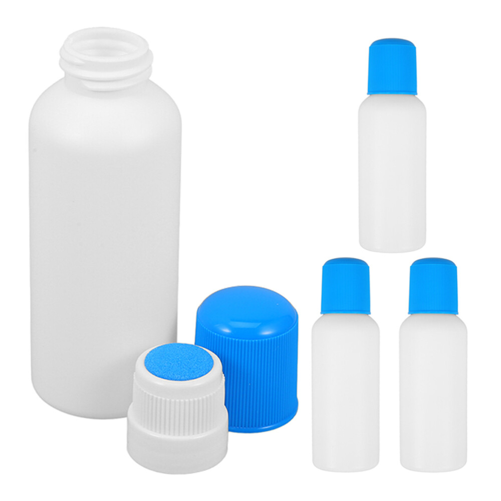 4pcs 100ml Sponge Head Applicator Bottle Empty Plastic Dauber Bottles