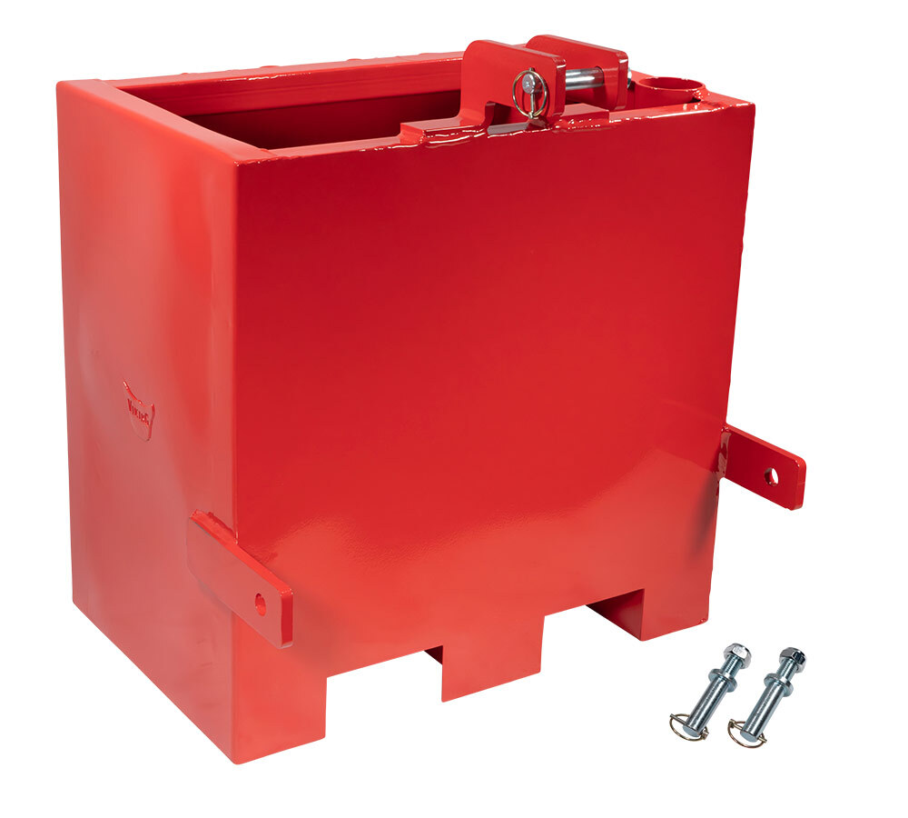 Ballast Box 3 Point Category 1Tractor & Loader Hitches Attachment, 800lbs Cap.