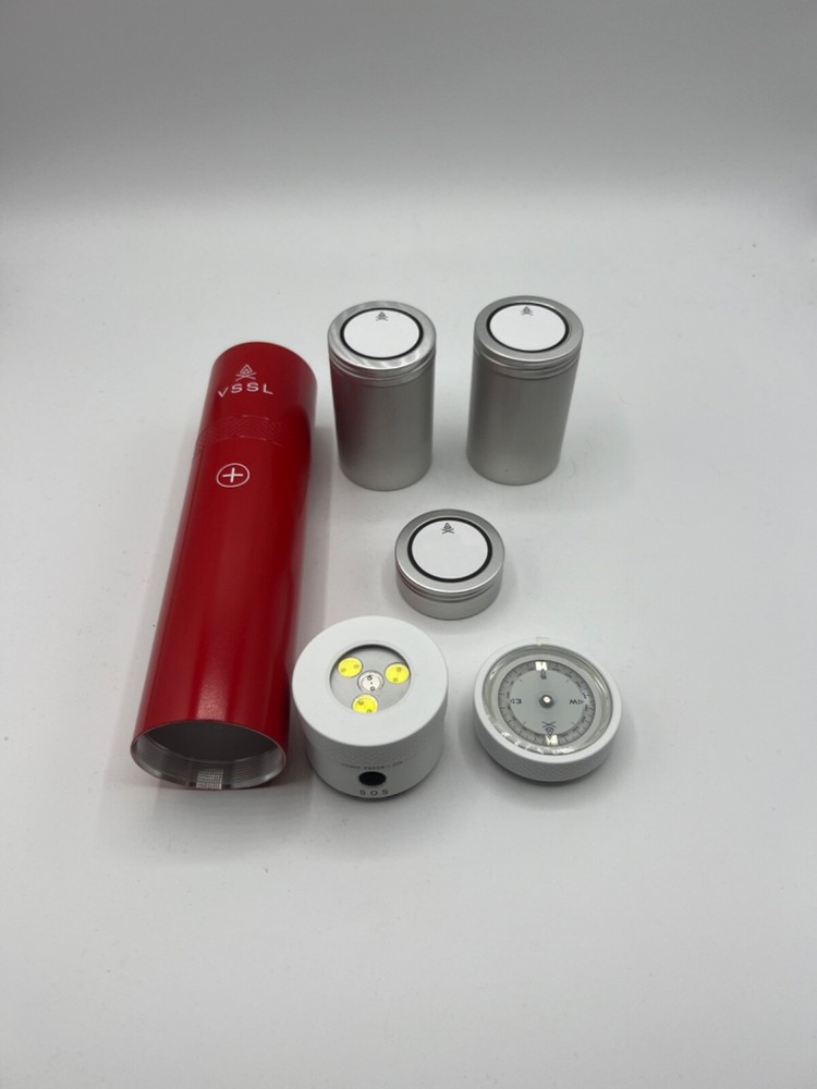 VSSL First Aid Stash w/ Light and Compass - DIY First Aid Kit