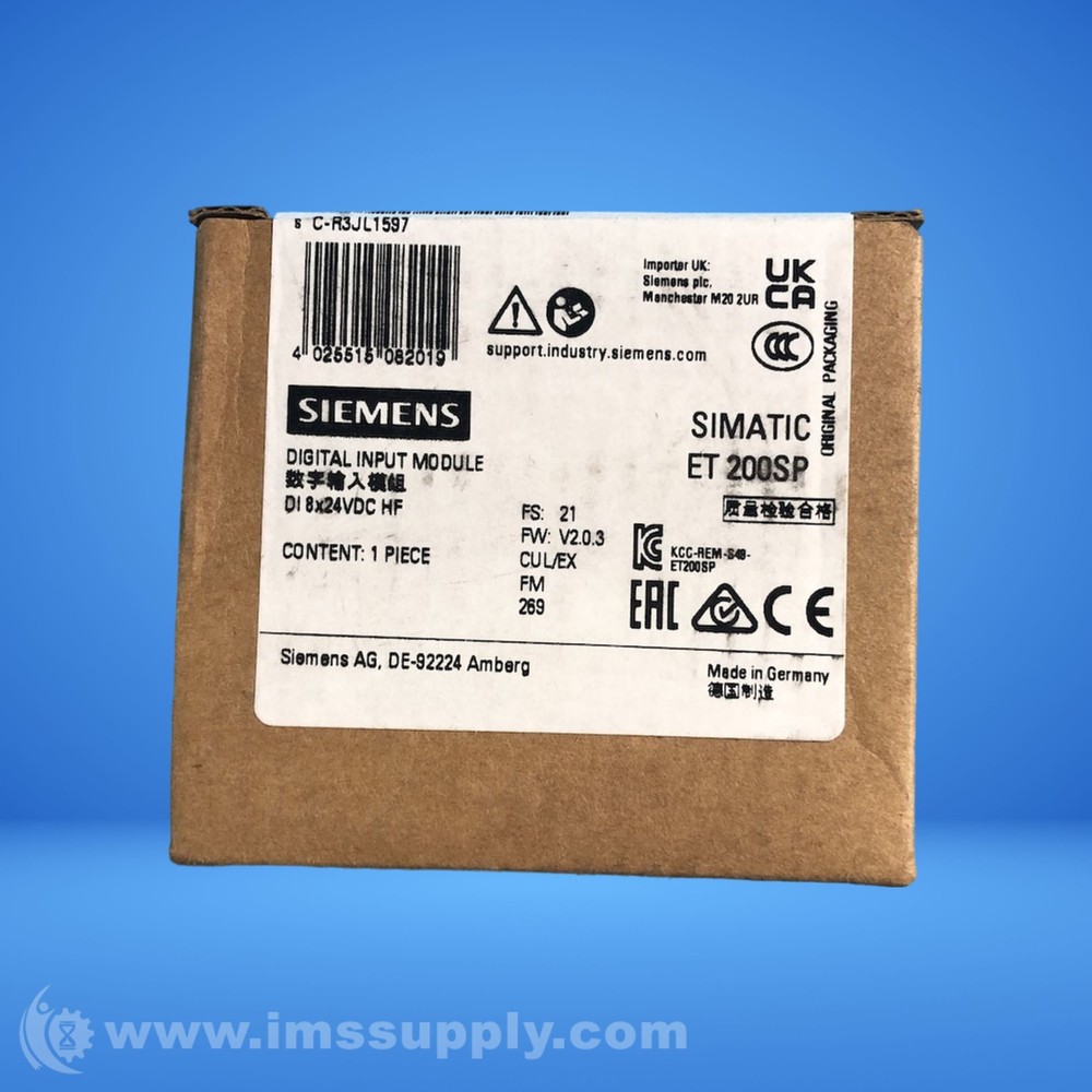 Siemens 6ES7131-6BF00-0CA0 Digital Input Module FNFP