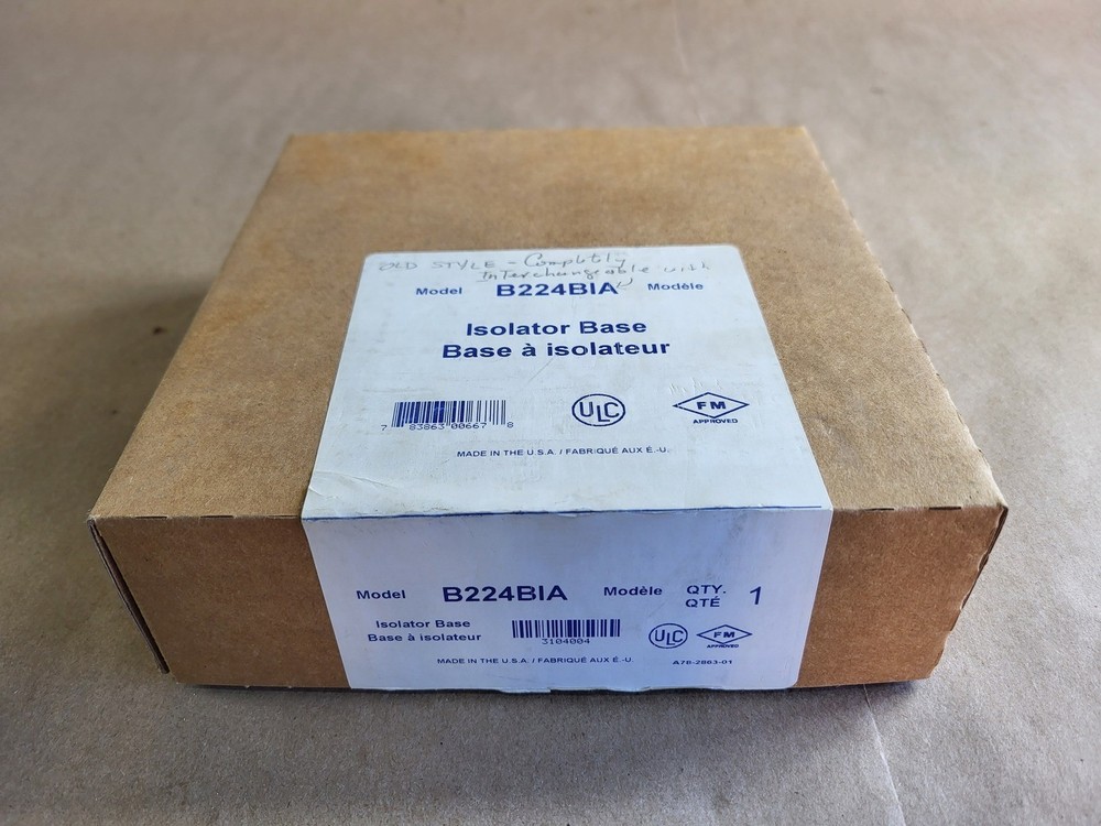 System Sensor Isolator Smoke Detector Base B224BIA