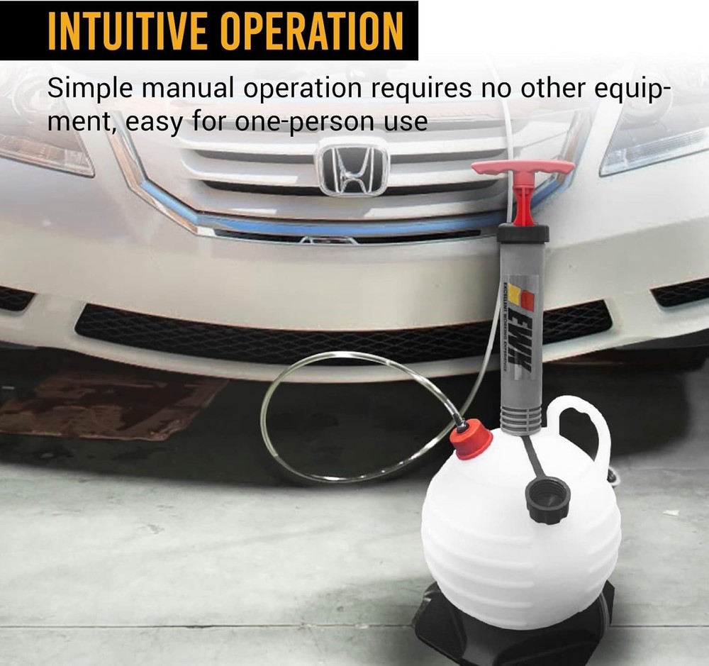 Efficient 6L Fluid Extractor Pump - Ideal for Automotive Maintenance and More