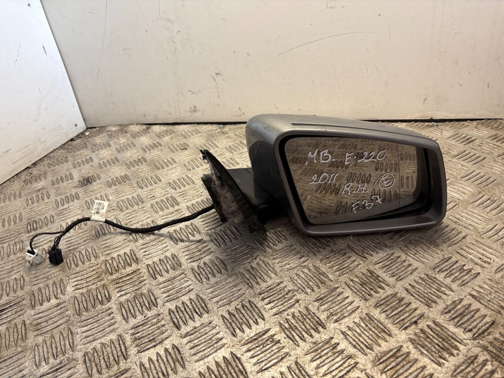 2010 MERCEDES E CLASS W212 RIGHT SIDE GREY MIRROR