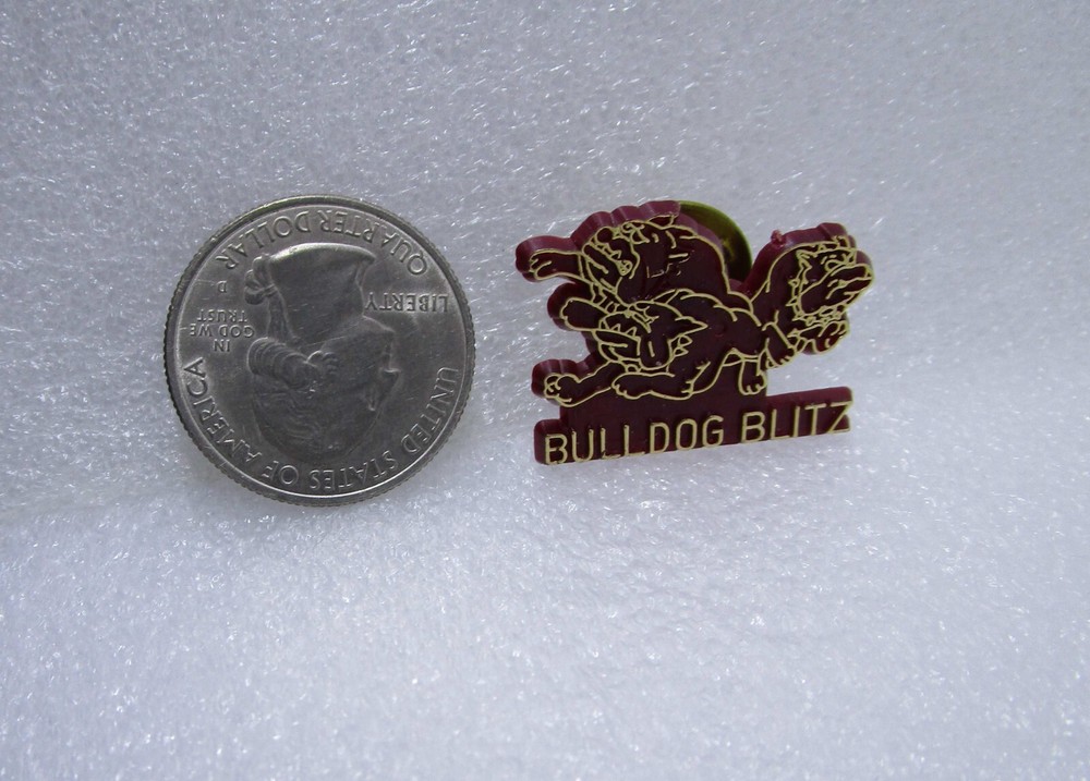 Bulldog Blitz Plastic Pin
