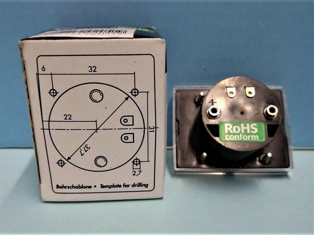 Monacor International PM-2/15V Moving Coil Panel Meter