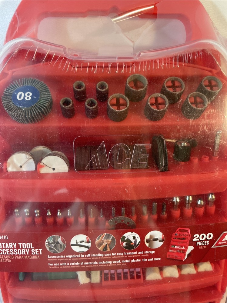 Ace Rotary Tool Accssary Set 200 Pieces