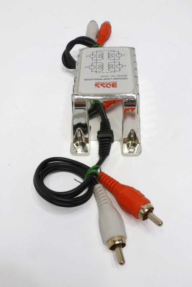 BOSS Audio Systems B25N Ground Loop Isolator RCA Noise Filter Car Audio Tested