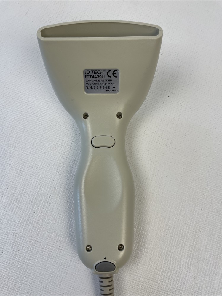 ID Tech IDT4439U CCD Scanner For Bar Codes USB UNTESTED
