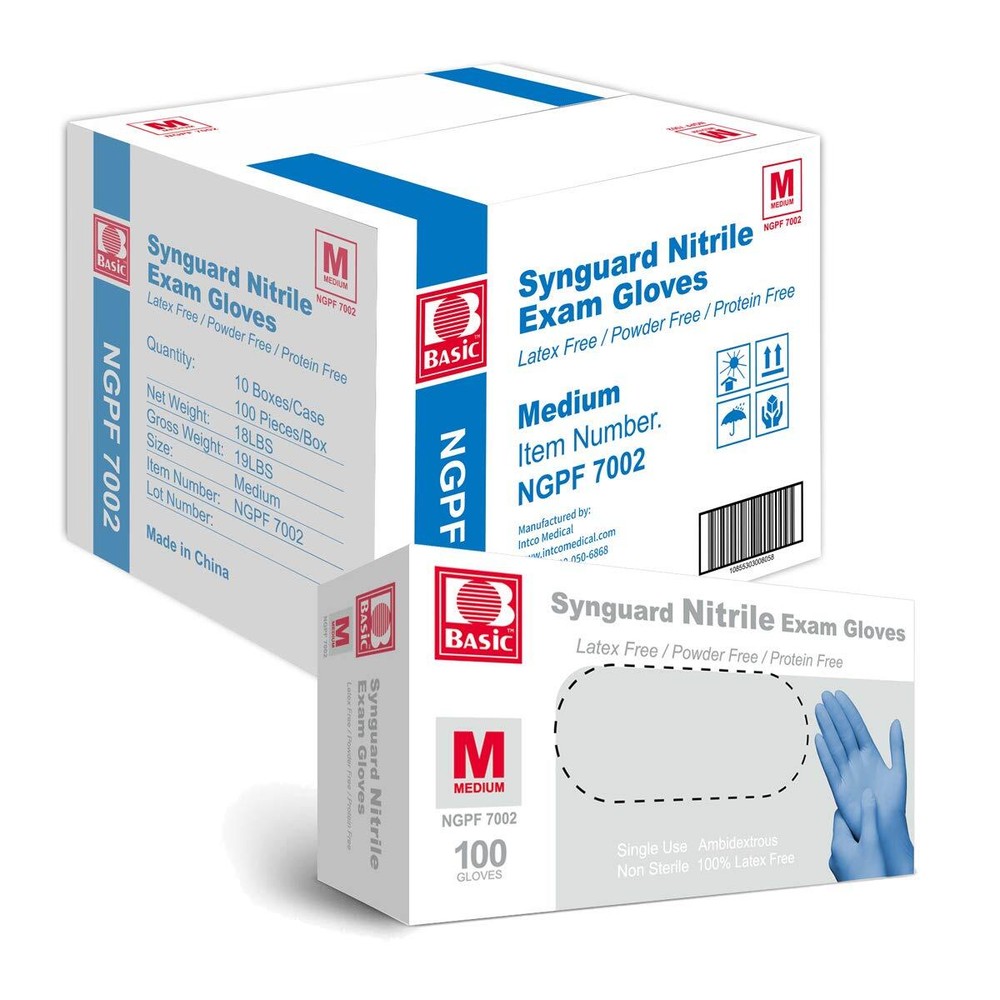 10-2000 pcs BASIC Nitrile Gloves  M-Size