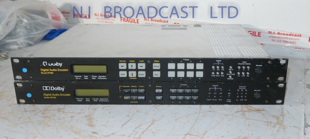 2x Dolby audio encoder DP569 encoders for audio