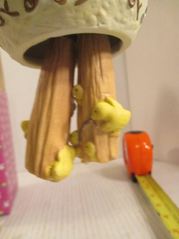 Easter Egg Happy Easter Wind Chime hand painted porcelin