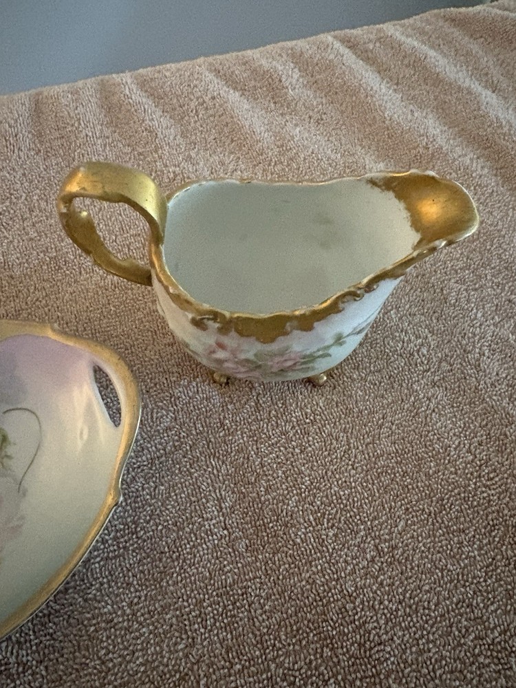Vintage Creamer With Plate
