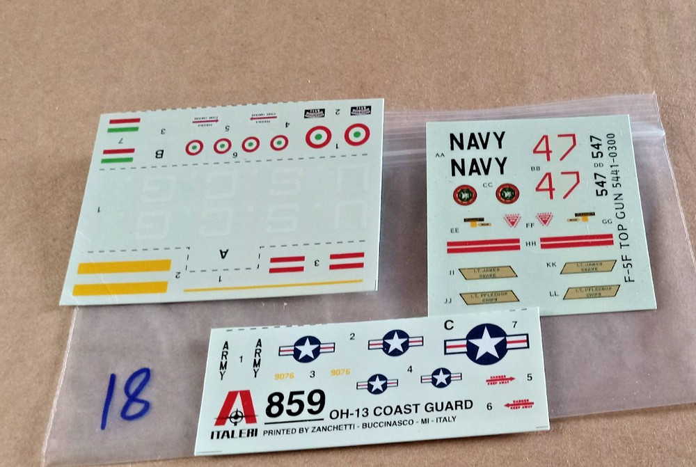 Three (3) Different military Decals only Package # 18 "READ DESC" !!!!!!!!!!!!!!