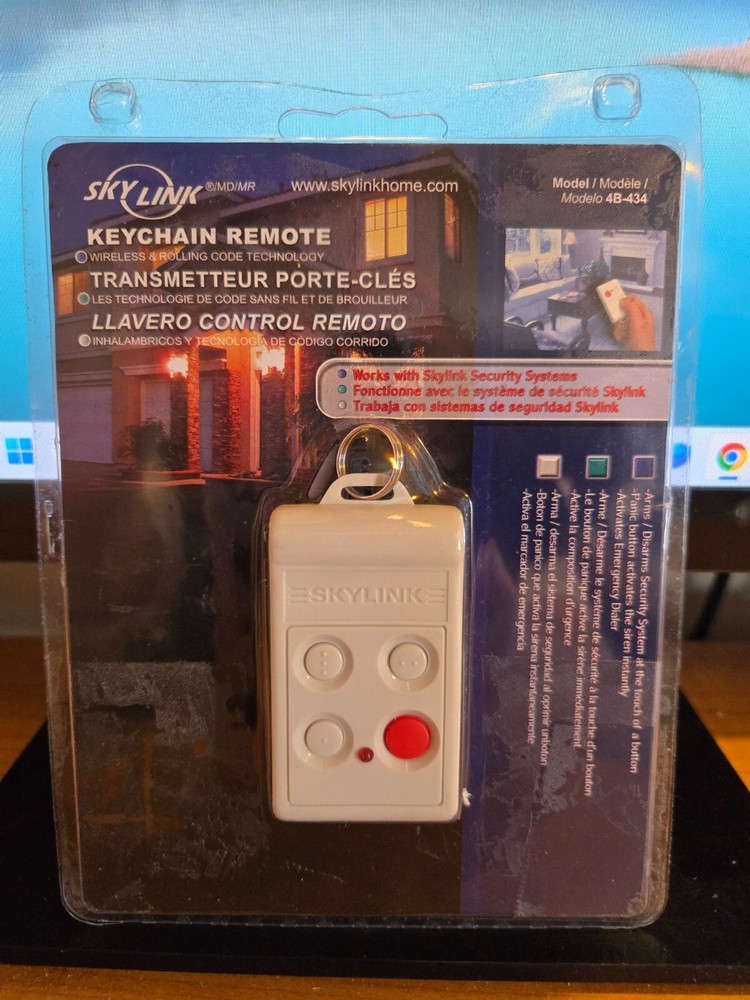 Sky Link Keychain Wireless Remote Model 4B-434 NEW, Sealed