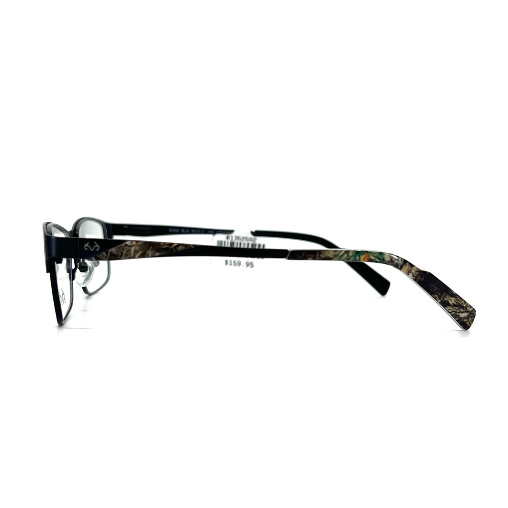 Realtree EDGE R708 blk Eyeglasses Frames Black Black Rectangular 53-17-140