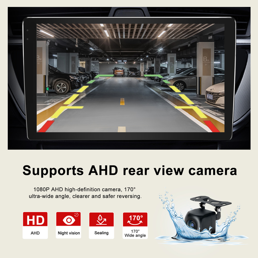 Camera Wireless CarPlay Android auto Head unit Radio For Kia Picanto 2011-2017