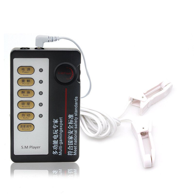 Electri E-stim Shock Pulse 2 Clips Host Shock Breast Privates Body Enhancer
