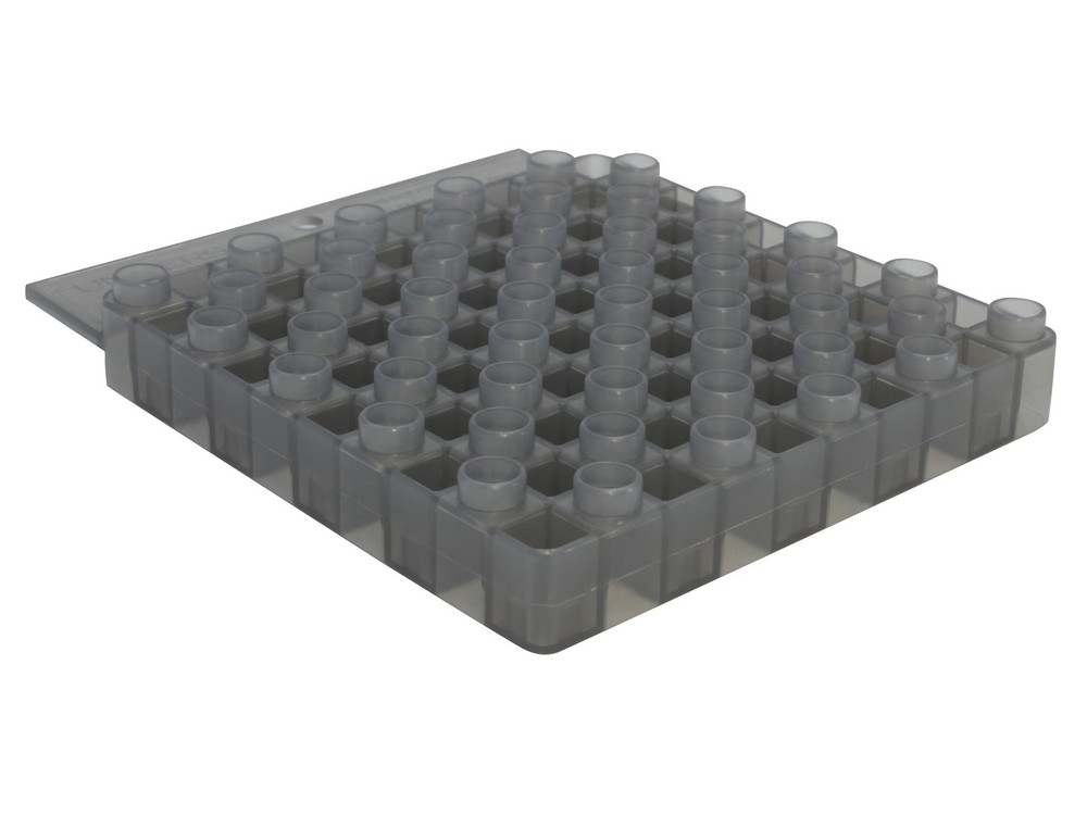 Lyman Universal Reloading Tray 50-Round Plastic Clear-Smoke