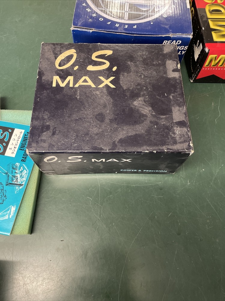 OS MAX 90 90F SR 2-CYCLE R/C MODEL AIRPLANE ENGINE Untested