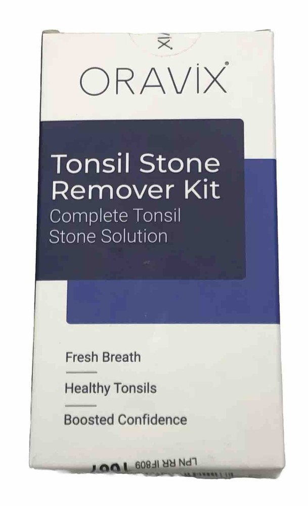 Oravix Tonsil Stone Remover Kit Complete Tonsil Stone Solution Sealed