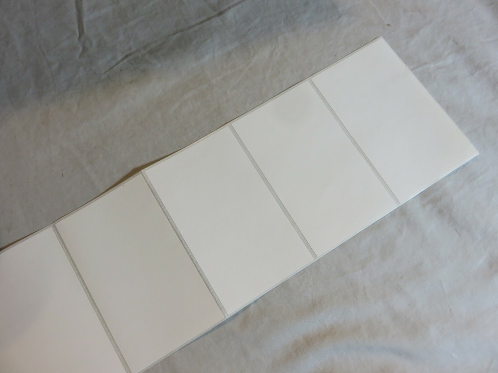 100 - 3" x 5" Blank White Sticker Labels