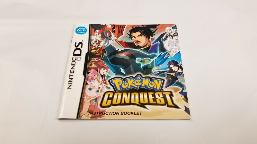 Pokémon Conquest Instruction Manual Booklet ONLY!! (DS) *US VERSION*