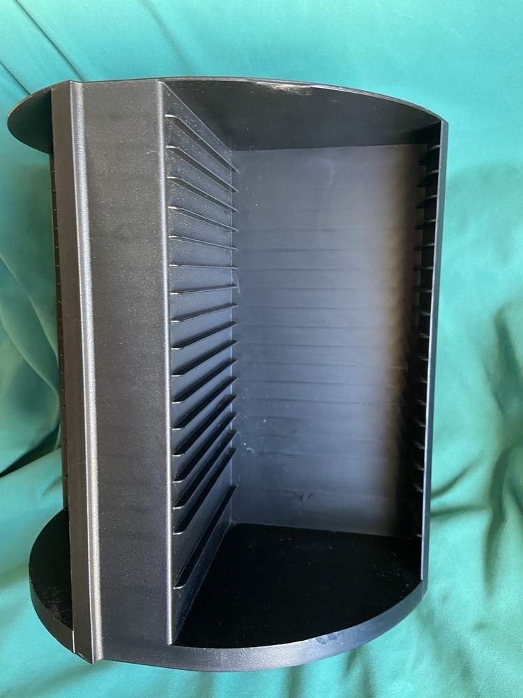 Laserline 80 CD Storage Tower Carousel Spinner Holder Rack Scuffs