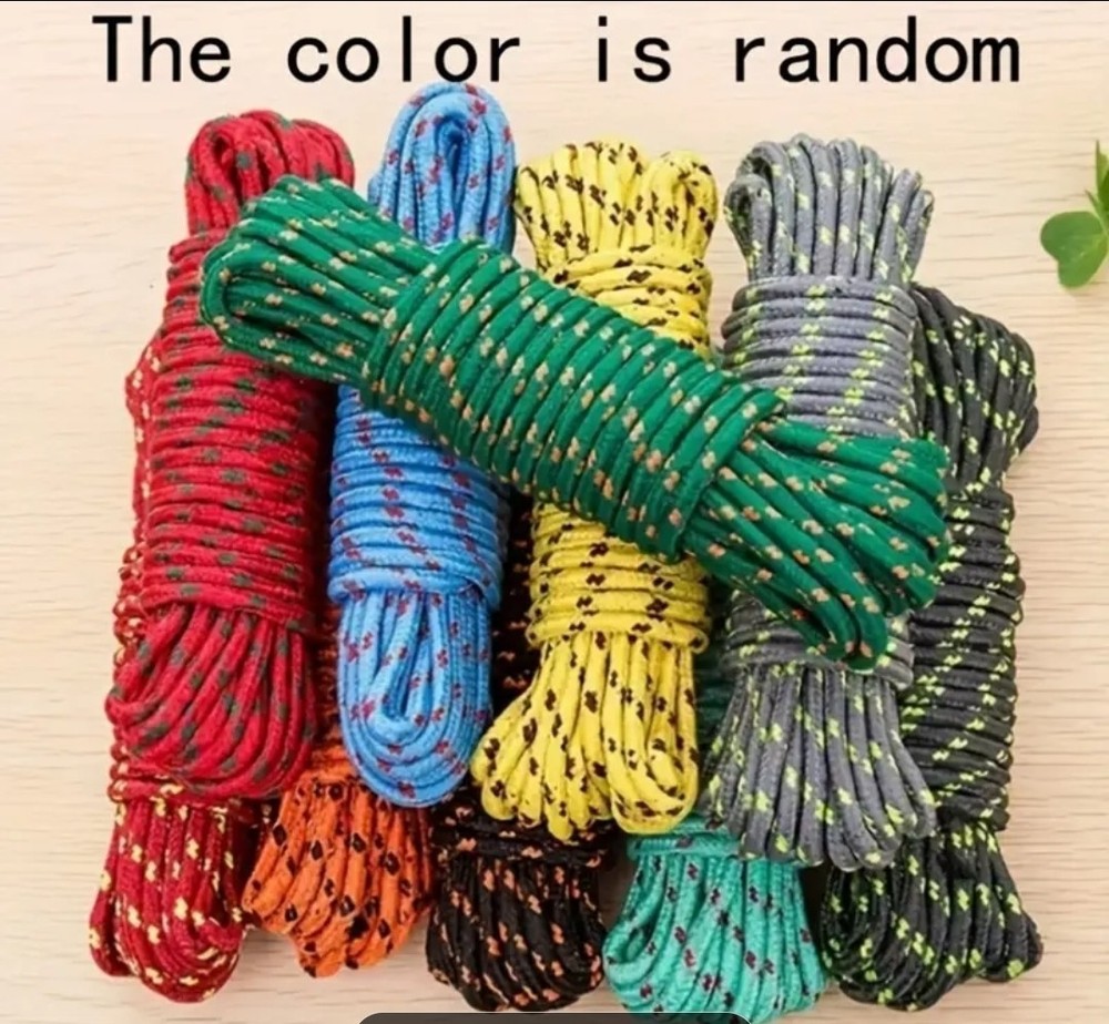 3pc Multifunctional Nylon Rope Non-slip And Windproof Rope 32ft