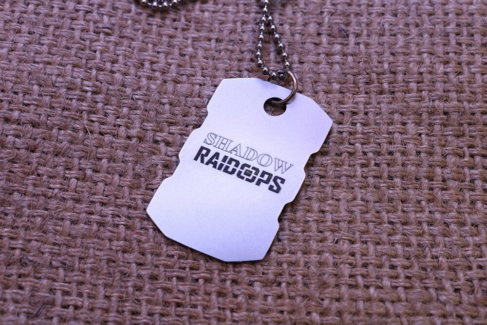 Raidops D.T. Warrior's Helmet Titanium Pendant