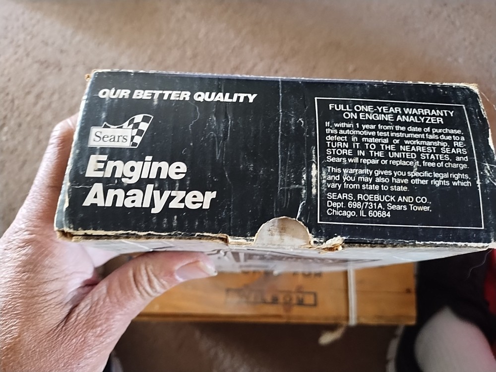 Vintage Sears Engine Analyzer