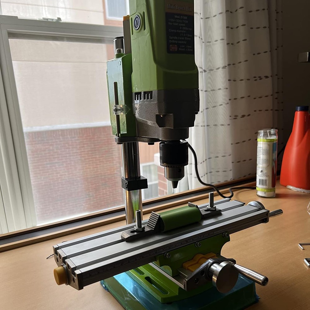 12.2 Inch Milling Machine Worktable, Precise Adjustive Multifunction Drill Vi...