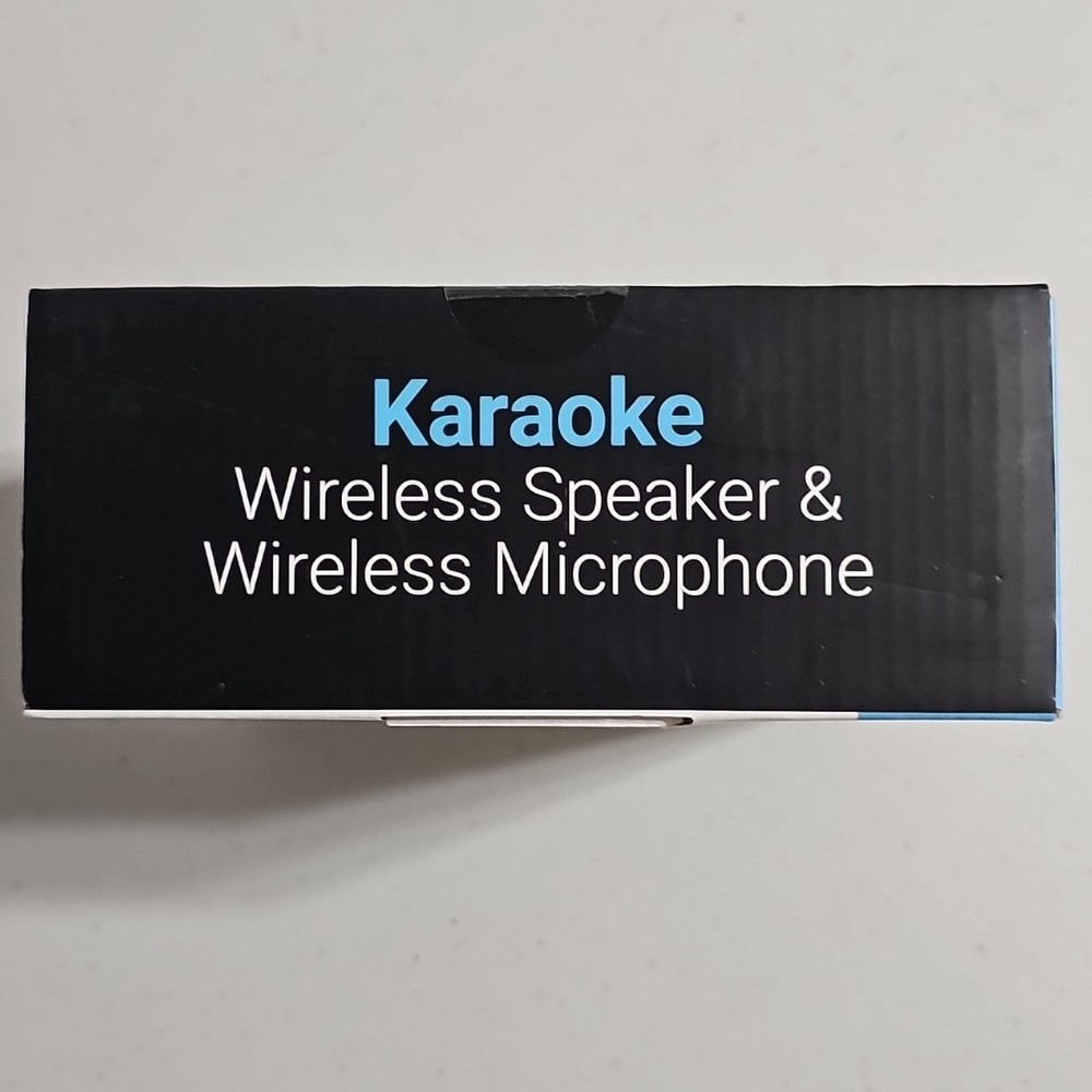 CJ Tech Karaoke Wireless Speaker & Wireless Microphone, Bluetooth