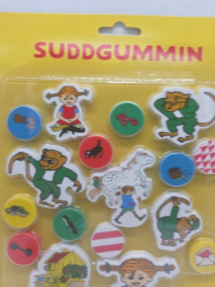 Pippy longstocking Eraser Set