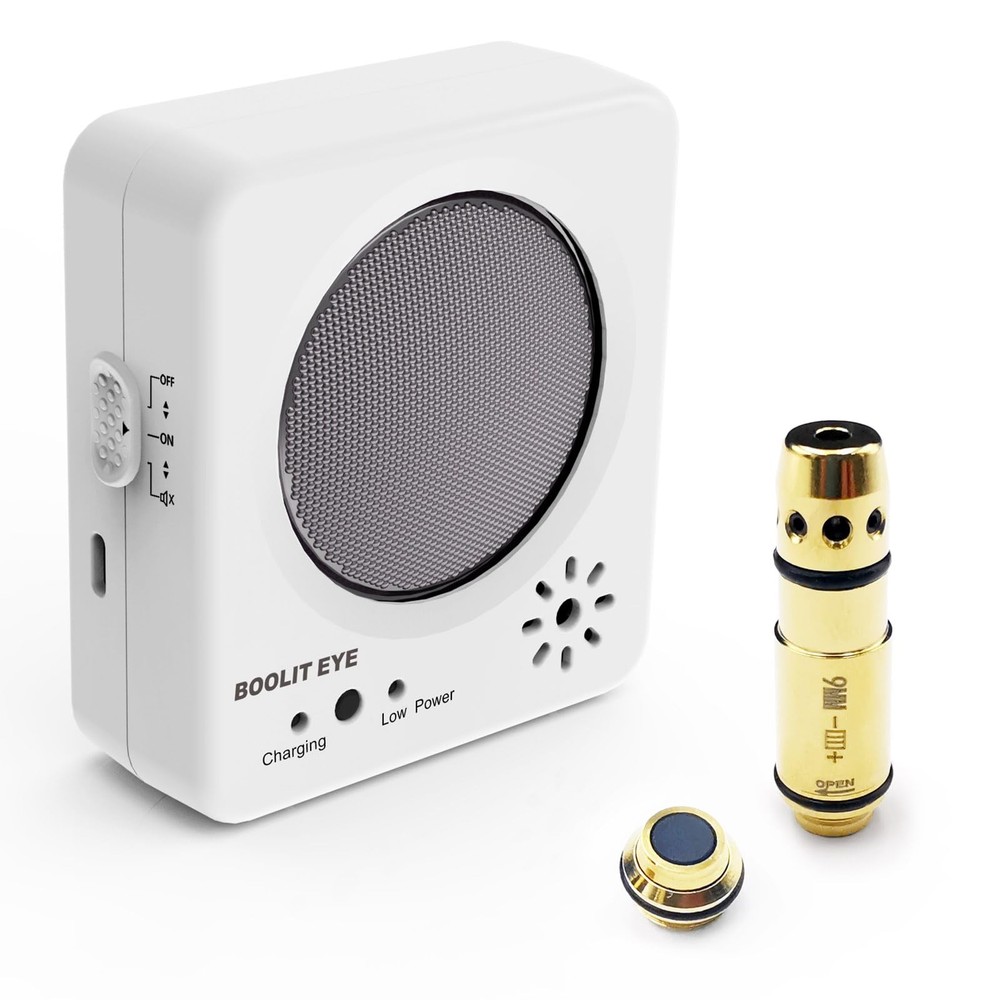BOOLIT EYE 2nd Generation 9mm Dry Fire Training System, Laser Small, White