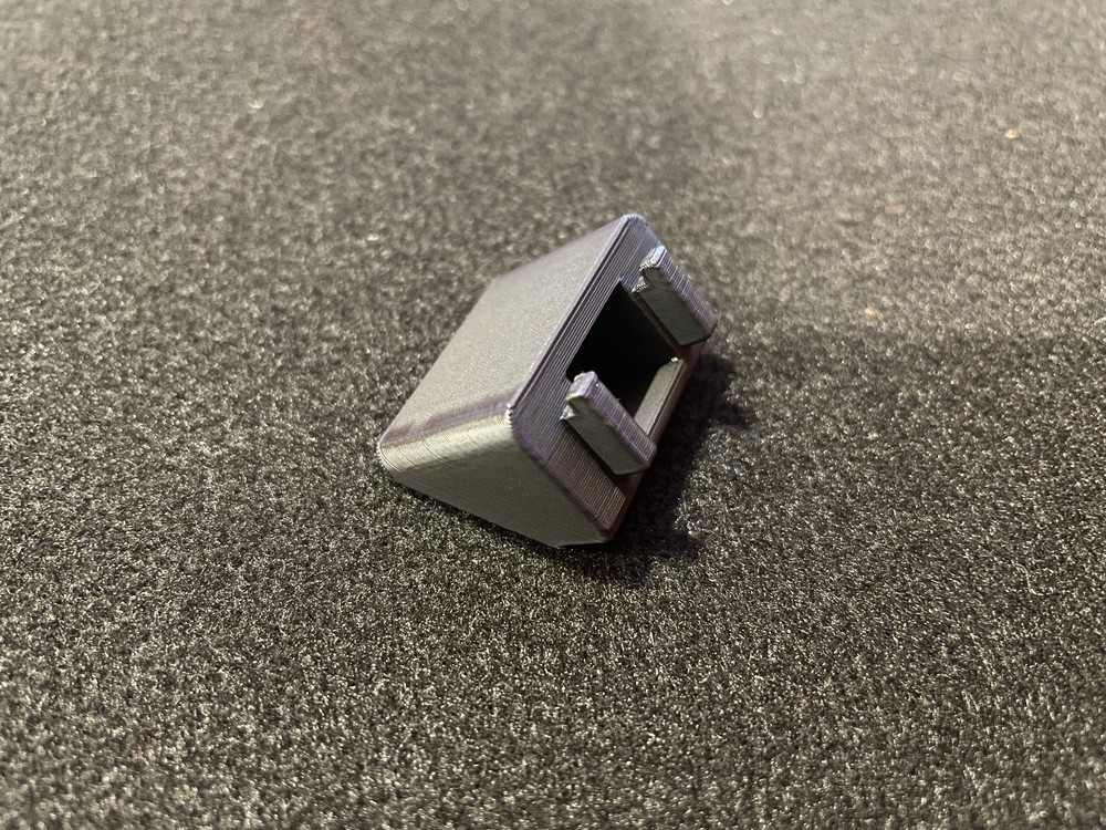 Carby support bracket 3D print mount for GameCube