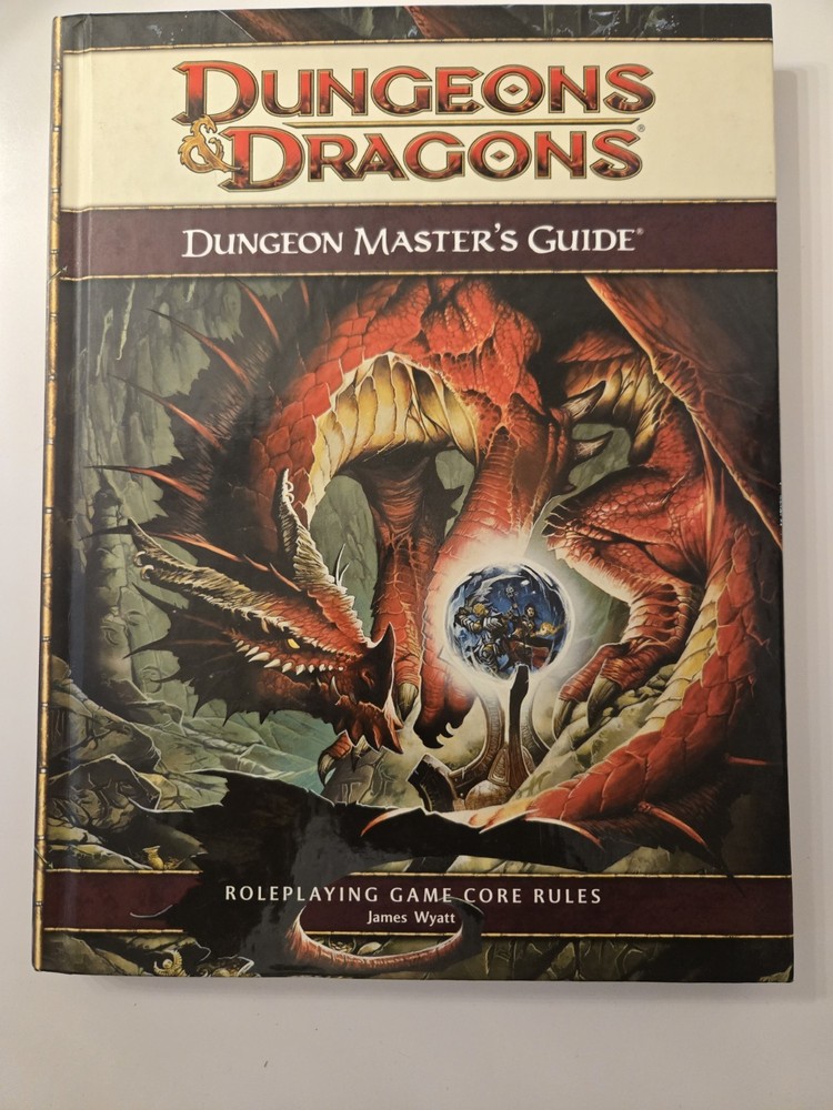 4th Edition Dungeon Master's Guide. 1st Printing