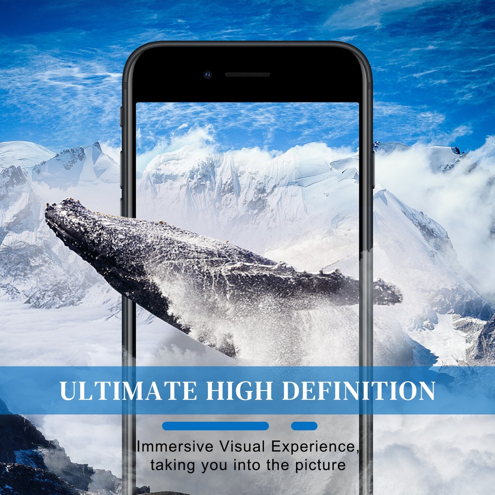 iPhone SE 3/2 2020/2022 & 7/8 Screen Protector - Tempered Glass, Full Coverage