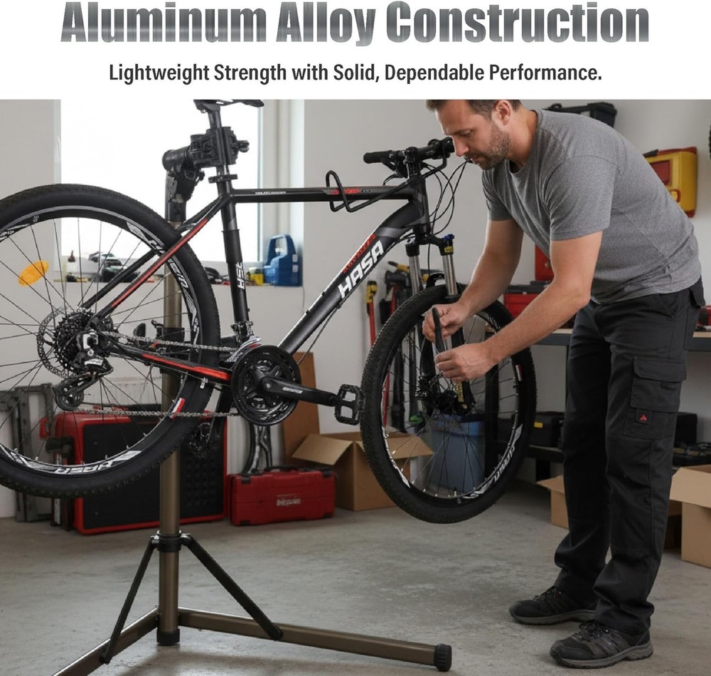Lightweight Home Bicycle Repair Stand - Adjustable Height