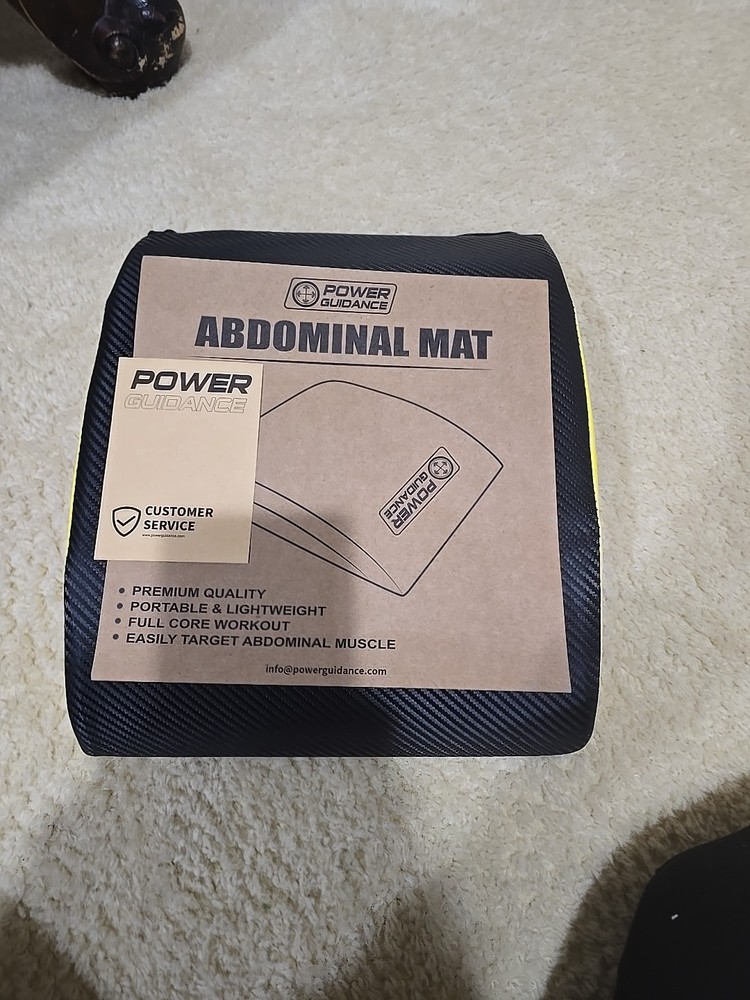 Ab Exercise Mat - Sit Up Pad - Abdominal & Core Trainer Mat for Full Range of...