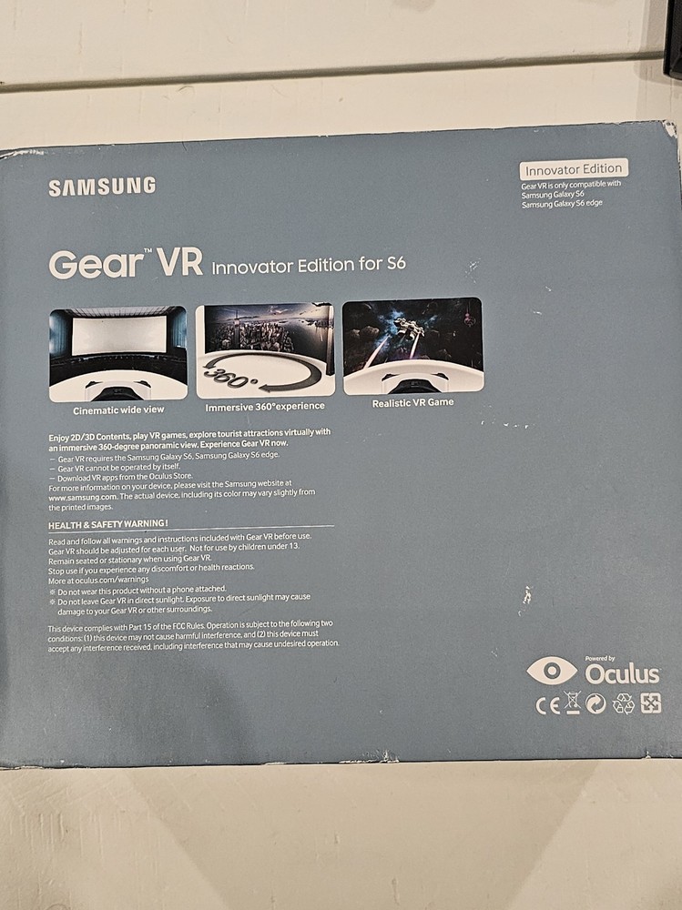 Samsung Gear VR Virtual Reality Headset Powered Oculus for s6