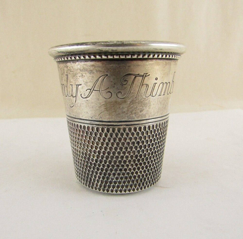 Cartier Sterling Silver Cup. Thimble
